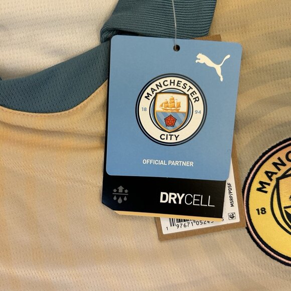 Puma Men's Manchester City MCFC 24/25 Soccer Jersey Size L - Large - NWT $95 - Picture 14 of 16